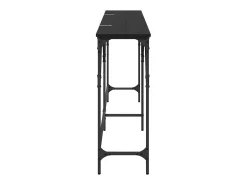 Mesa Consola Roble negro 180 x 29 x 75 cm Madera contrachapada