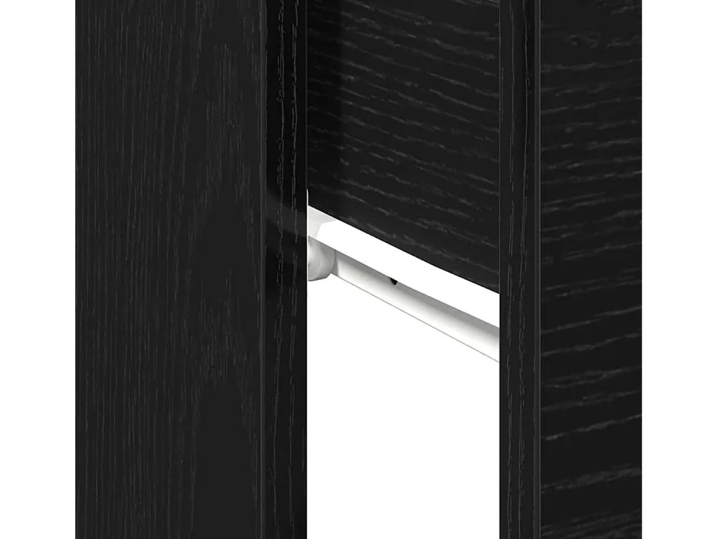 Mesa Consola Roble negro 90 x 36 x 75 cm Madera contrachapada