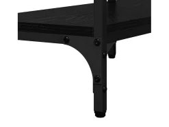 Mesa Consola Roble negro 160 x 29 x 80 cm Madera contrachapada