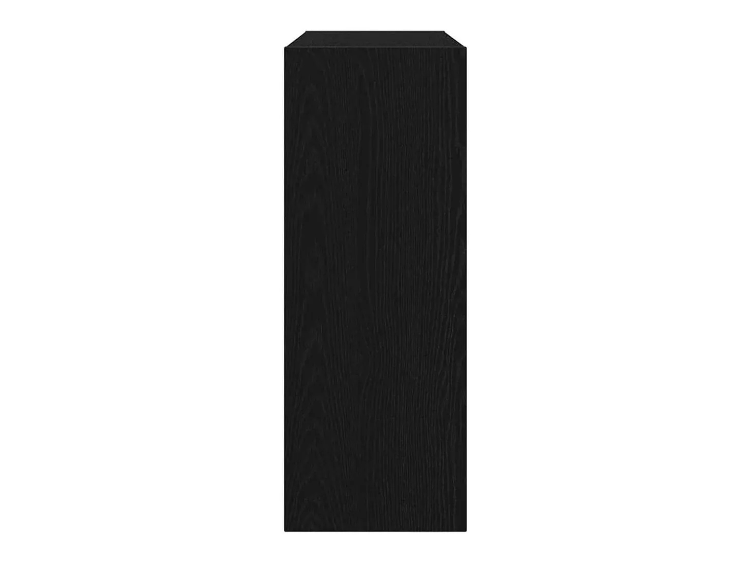 Mesa Consola Roble negro 105 x 30 x 80 cm Madera contrachapada