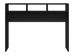 Mesa Consola Roble negro 105 x 30 x 80 cm Madera contrachapada