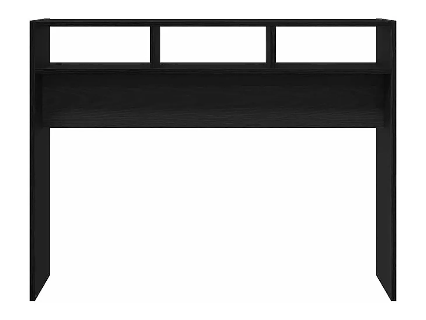 Mesa Consola Roble negro 105 x 30 x 80 cm Madera contrachapada