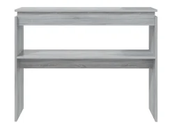 Mesa consola Sonoma gris 102x30x80 cm Madera de ingeniería