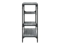 Mesa consola Sonoma gris 100x30x75 cm madera de ingeniería