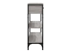 Mesa consola Sonoma gris 72,5x25x75 cm madera de ingeniería