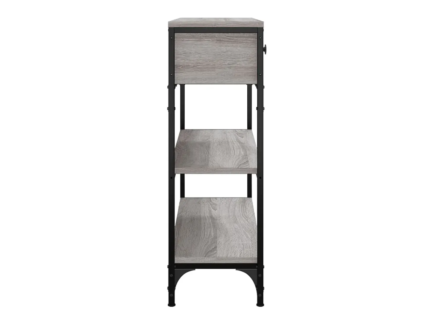 Mesa consola Sonoma gris 72,5x25x75 cm madera de ingeniería