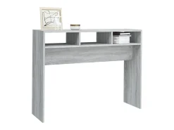 Mesa consola Sonoma gris 105x30x80 cm Madera de ingeniería