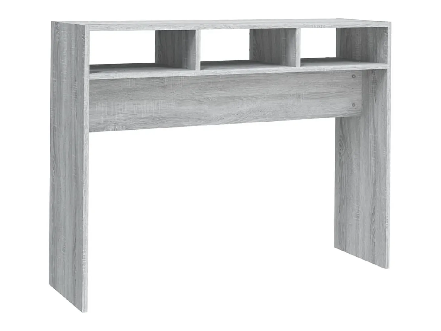 Mesa consola Sonoma gris 105x30x80 cm Madera de ingeniería