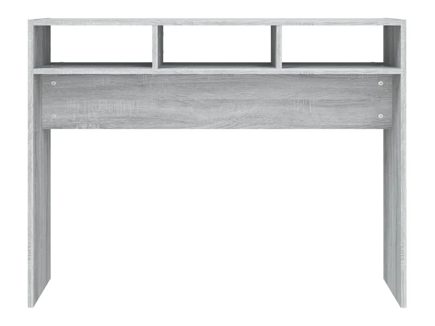 Mesa consola Sonoma gris 105x30x80 cm Madera de ingeniería