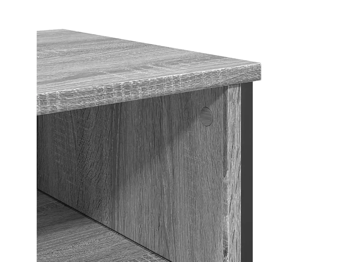 Mesa consola Sonoma gris 100x35x74,5 cm madera de ingeniería