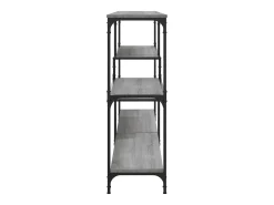 Mesa consola Sonoma gris 160x32x95 cm madera de ingeniería
