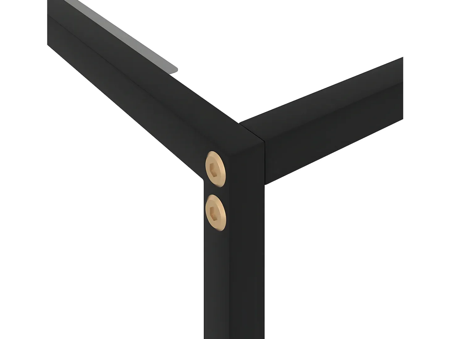 Mesa consola vidrio templado transparente 60x35x75 cm ES623232