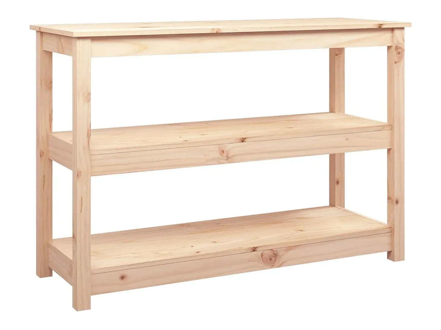 Mesa consola 110x40x74 cm Madera maciza de pino