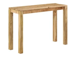Mesa consola 110x35x76 cm Madera de mango en bruto
