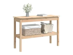 Mesa consola 110x40x75 cm Madera maciza de pino