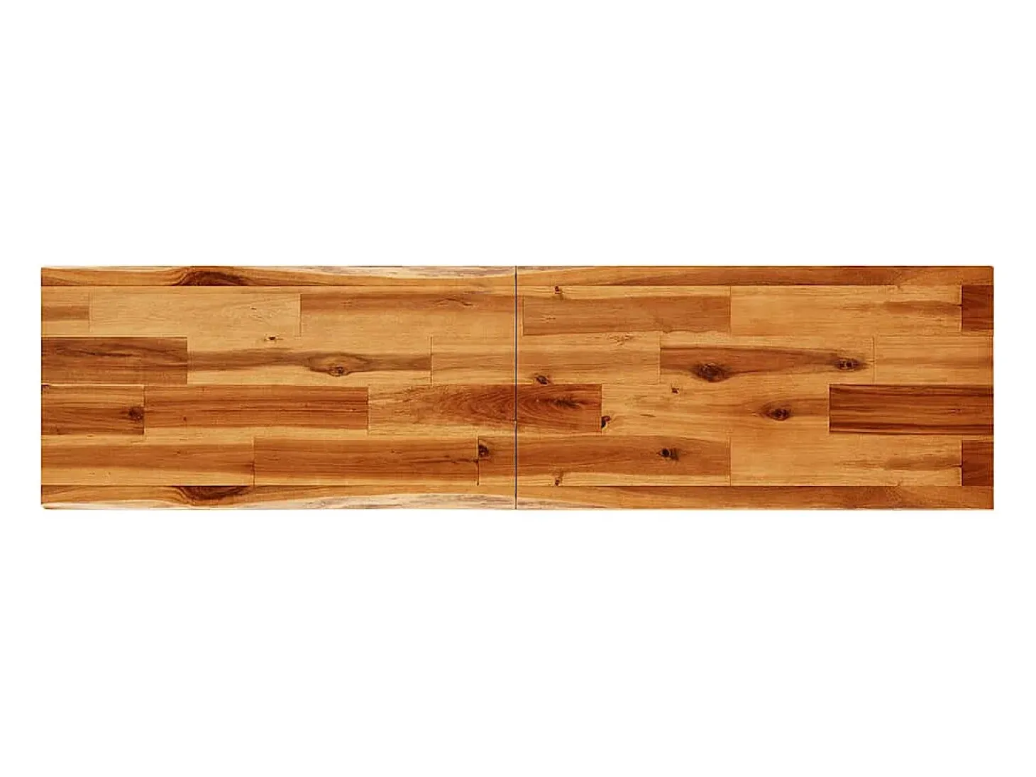 Mesa consola 140x40x80 cm madera maciza de acacia