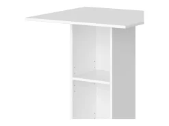 Mesa de bar blanco 70x70x109 rodeo