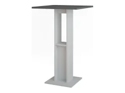Mesa de bar blanco/antracita 65x65x106 repose