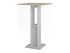 Mesa de bar blanco/sonoma 65x65x106 repose