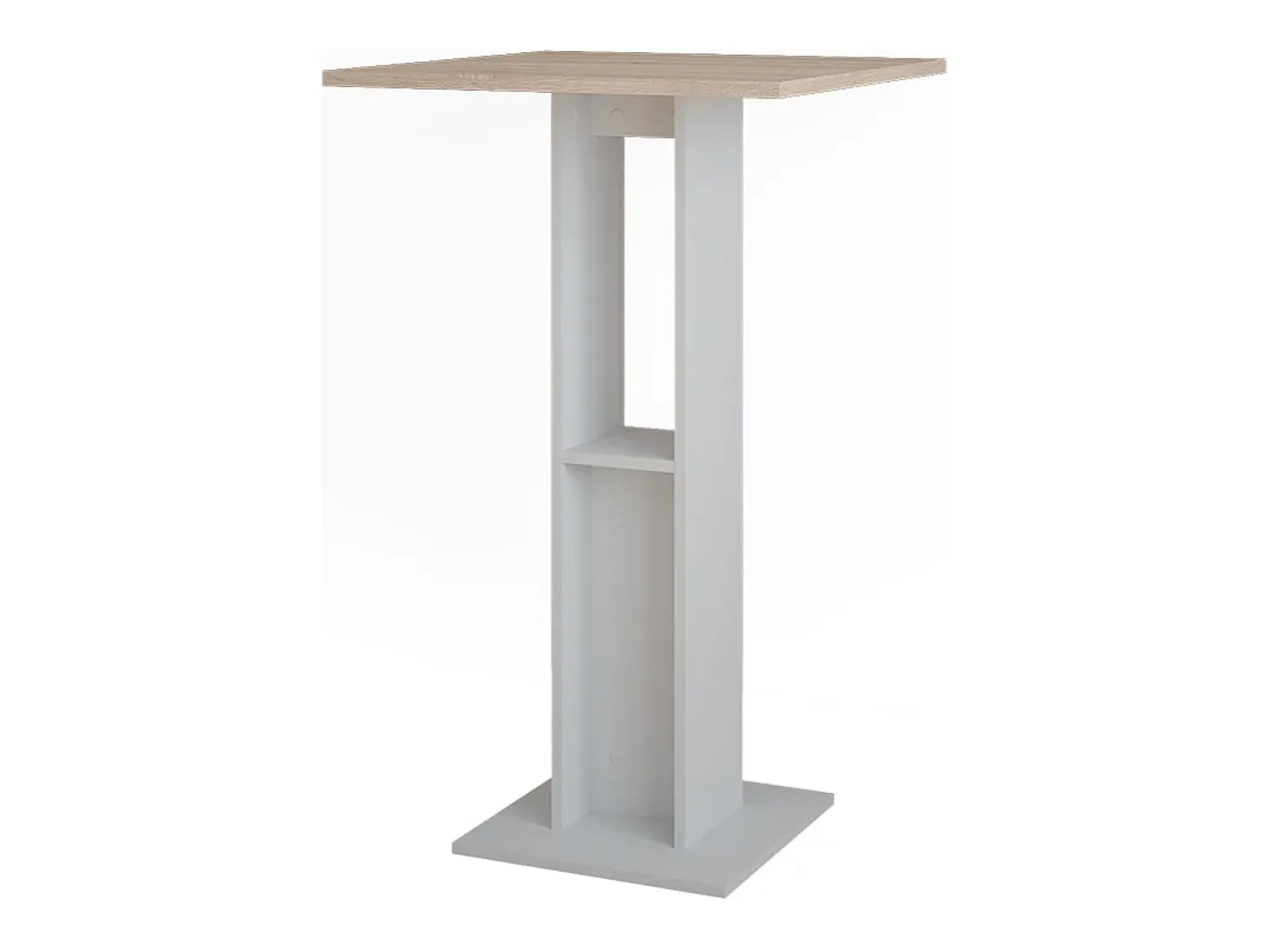 Mesa de bar blanco/sonoma 65x65x106 repose