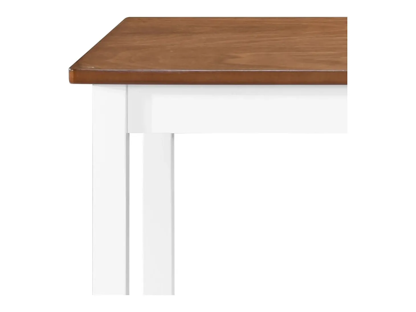 Mesa de bar madera maciza 108x60x91 cm