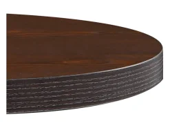 Mesa de bistró MDF marrón oscuro 50 cm