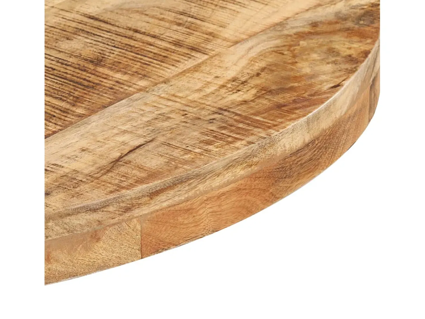 Mesa de bistró redonda madera de mango rugosa Ø60x75 cm
