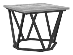 Mesa de Café 3 piezas Gris sonoma 50 x 50 x 40 cm
