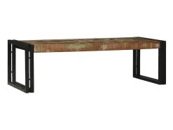 Mesa de Café 2 piezas Multicolor madera maciza reciclada
