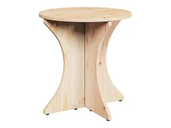 Mesa de Café 3 piezas Natural 46 x 46 x 47 cm