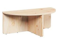 Mesa de Café 2 piezas Natural 79 x 39.5 x 40 cm