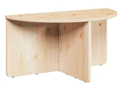 Mesa de Café 2 piezas Natural 79 x 39.5 x 40 cm