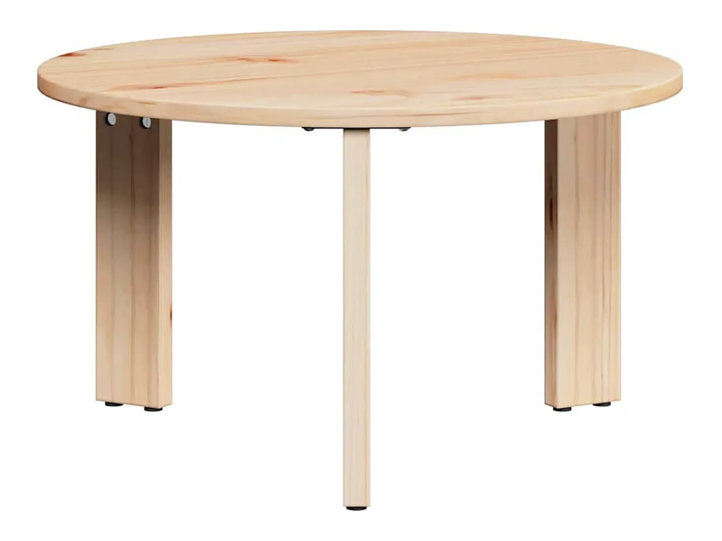 Mesa de Café 2 piezas Natural 47.5 x 47.5 x 27 cm