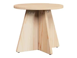 Mesa de Café 3 piezas Natural 49 x 49 x 30 cm
