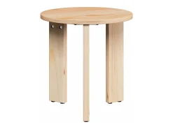 Mesa de Café 3 piezas Natural 47.5 x 47.5 x 27 cm