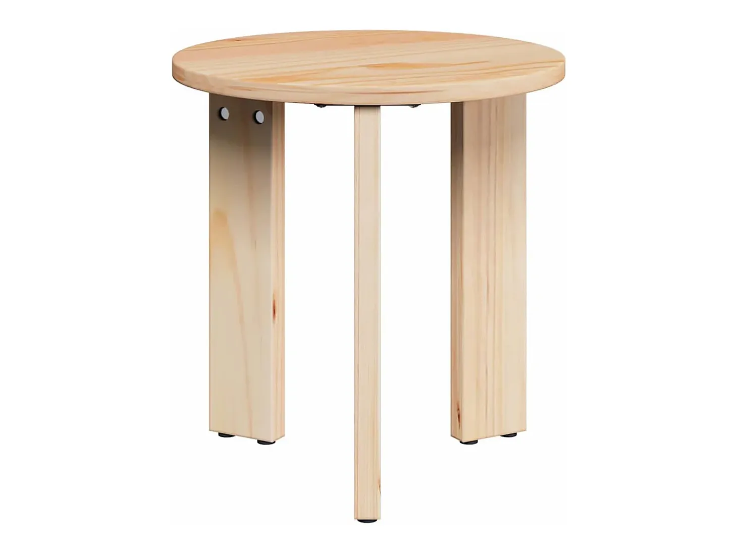 Mesa de Café 3 piezas Natural 47.5 x 47.5 x 27 cm