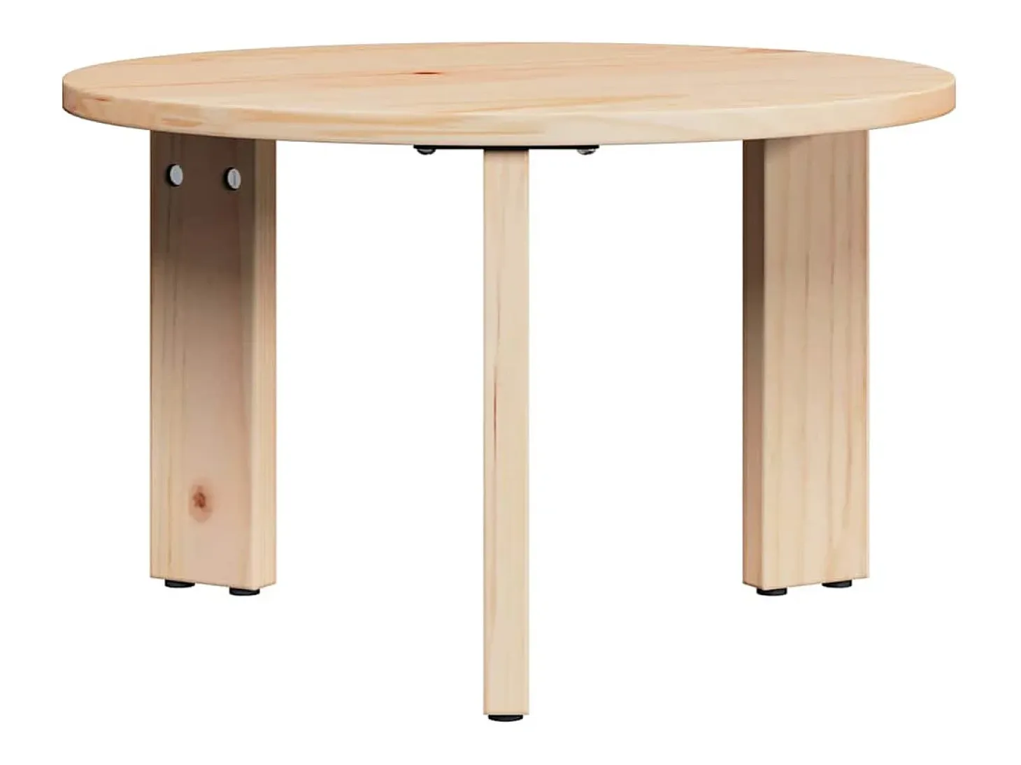 Mesa de Café 3 piezas Natural 47.5 x 47.5 x 27 cm