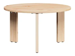 Mesa de Café 3 piezas Natural 47.5 x 47.5 x 27 cm