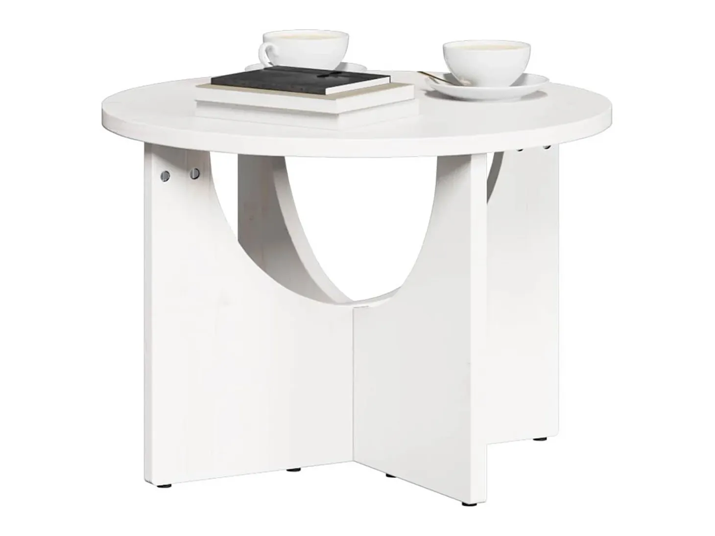 Mesa de Café 50 x 50 x 35 cm Madera maciza de pino