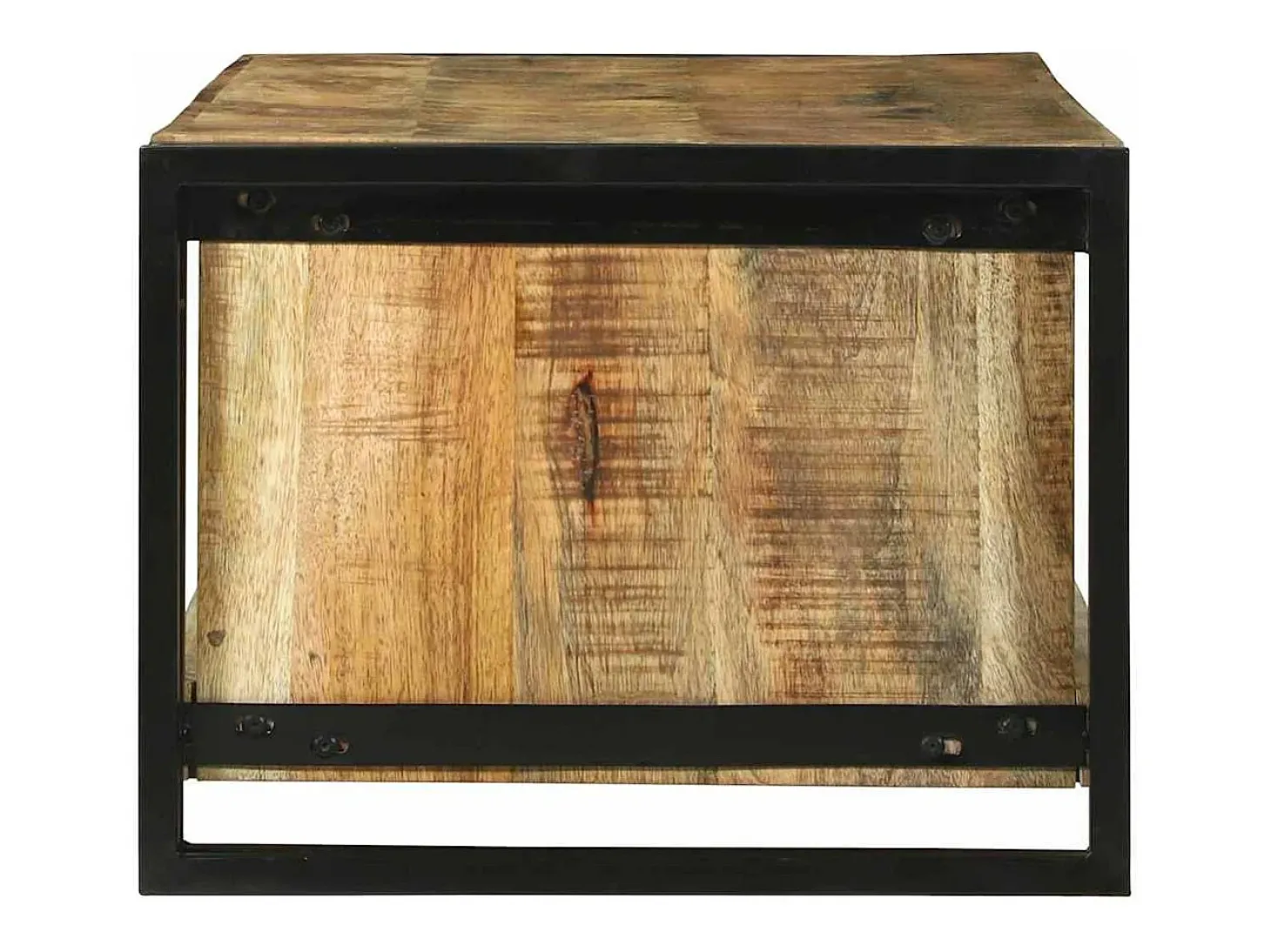 Mesa de Café 120 x 50 x 38 cm Madera maciza de mango rugosa