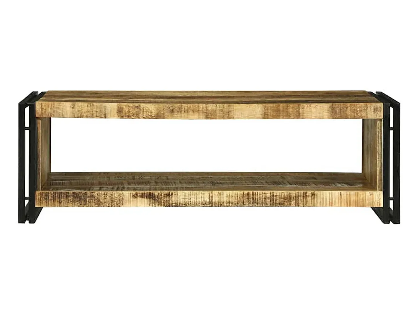 Mesa de Café 120 x 50 x 38 cm Madera maciza de mango rugosa