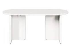 Mesa de Café Blanco 80 x 39.5 x 35 cm Madera maciza de Pino