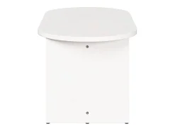 Mesa de Café Blanco 80 x 39.5 x 35 cm Madera maciza de Pino