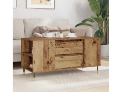 Mesa de Café con cajón Madera vieja 102 x 44.5 x 50 cm