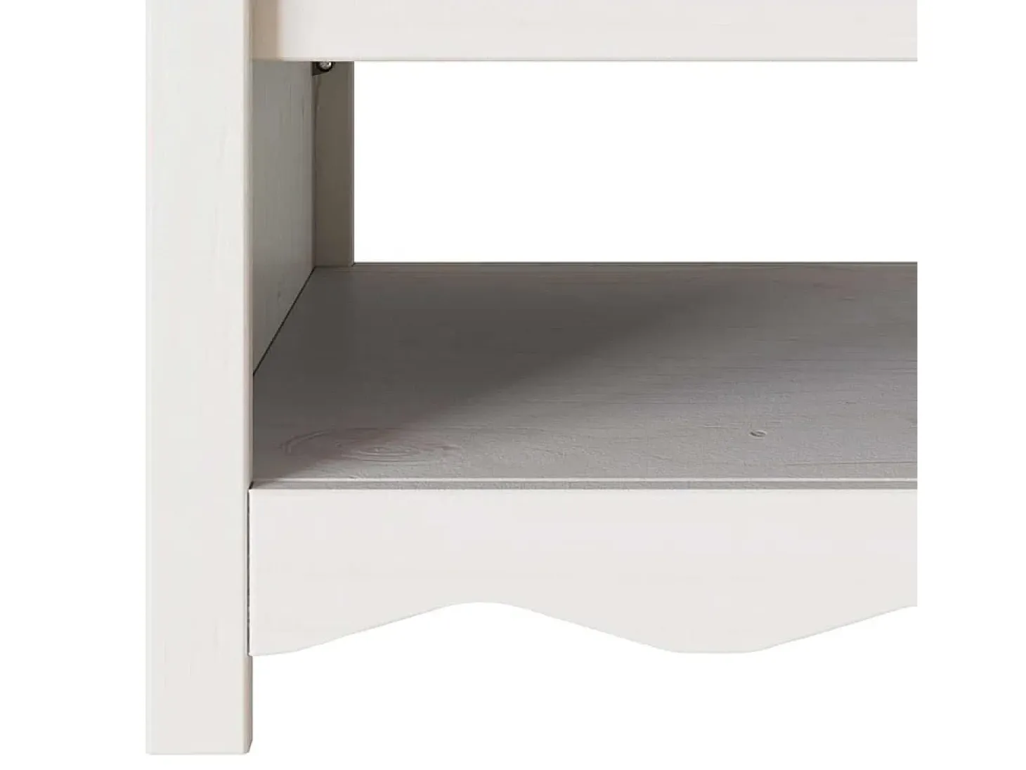 Mesa de Café Drammen 99 x 55 x 45 cm Madera maciza de pino