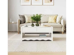 Mesa de Café Drammen 99 x 55 x 45 cm Madera maciza de pino
