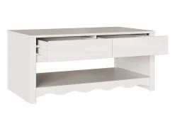 Mesa de Café Drammen 99 x 55 x 45 cm Madera maciza de pino
