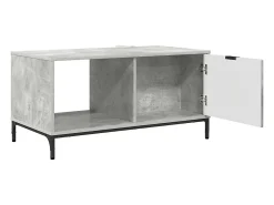 Mesa de Café Gris hormigón 90 x 49 x 46 cm Madera contrachapada