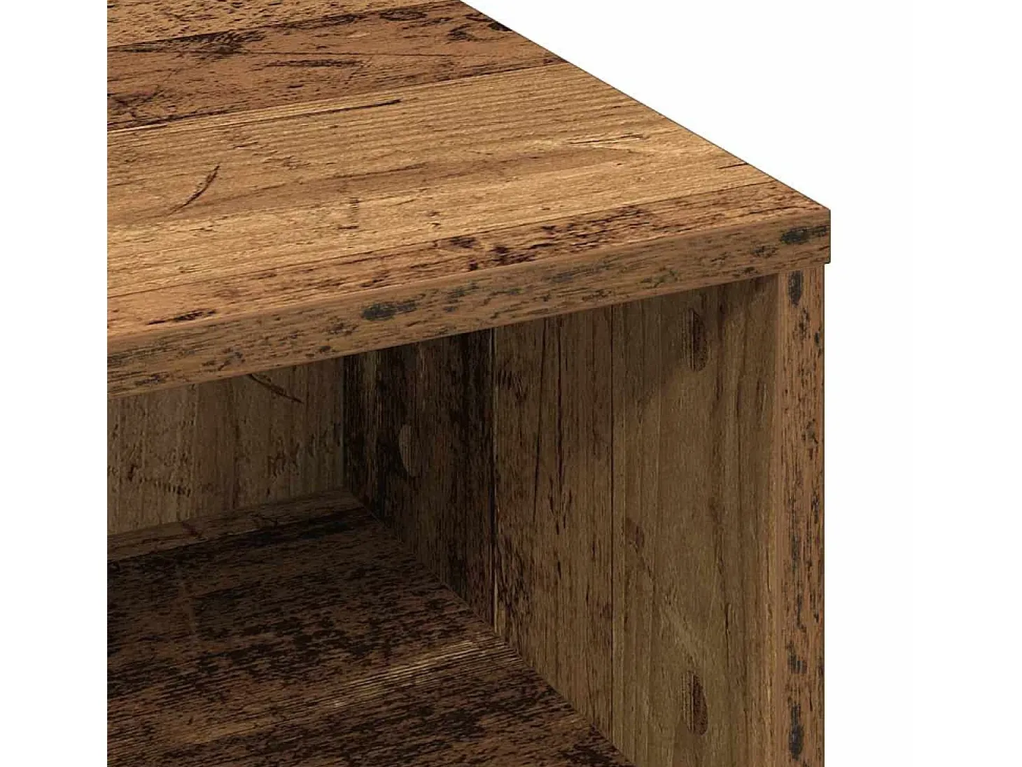 Mesa de Café Madera vieja 60 x 60 x 30 cm Madera contrachapada