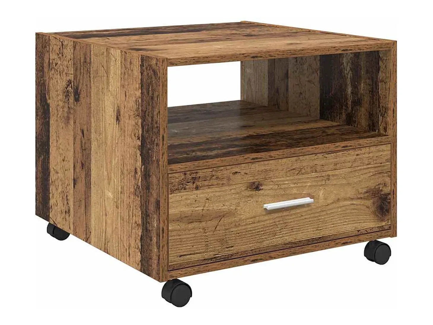 Mesa de Café Madera vieja 55 x 55 x 45 cm Madera contrachapada